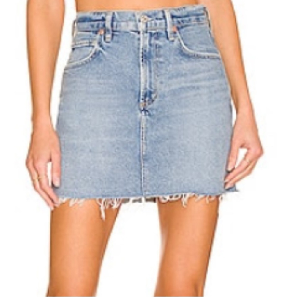 [Never Worn] Citizens Of Humanity Blue Denim Skirt